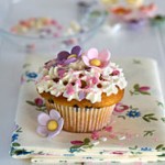 Fondant-Blumen Cupcake 