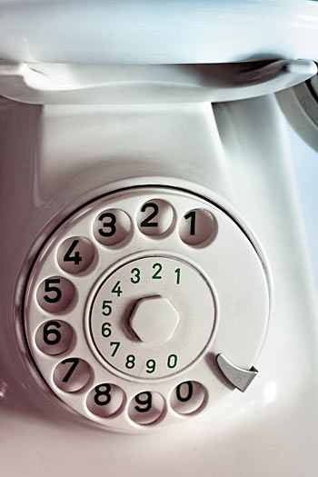 Antikes Nostalgie Telefon Wählscheibe