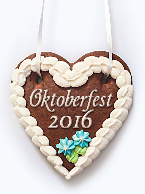 Lebkuchenherz Oktoberfest 2016