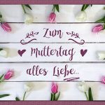 Tulpen Muttertagsgruss alles Liebe