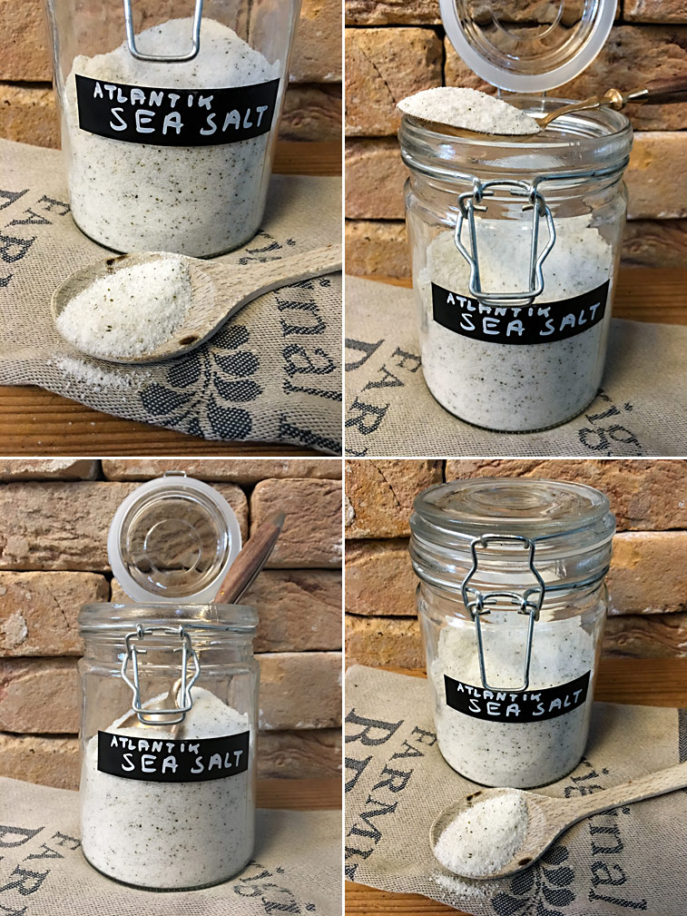 Meersalz mit Bio Algen Atlantik Sea Salt