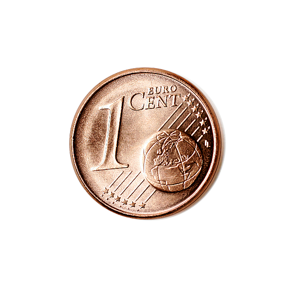 Ein 1 Cent Münze