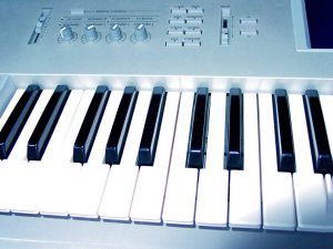Keyboard blau