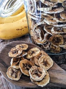 Gedörrtes Obst Rohkost Bananen-Chips Dörrautomat Dörrgerät