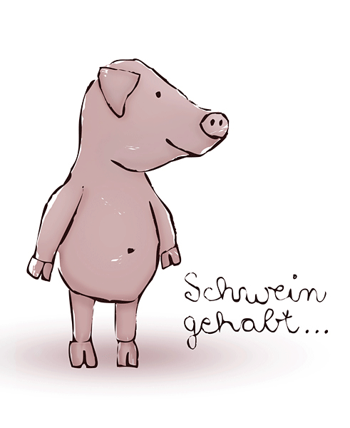 Schwein gehabt Schweinchen Ferkel Animation
