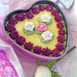 Muttertag Herz-Torte Muttertagskuchen Rohkost Rosen-Gruß